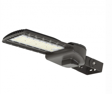60W - 150W Adjustable Wattage AC Powered LED Shoebox Street Light with Adjustable Kelvin